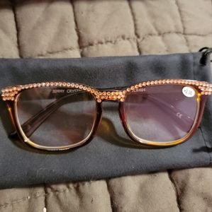 COPY - Jimmy Crystal New York Swarovski Crystals JCR484 Reading Glasses 1.5